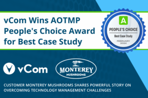 vCom Wins AOTMP People's Choice Award