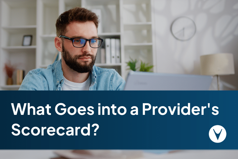 What goes into a provider's scorecard