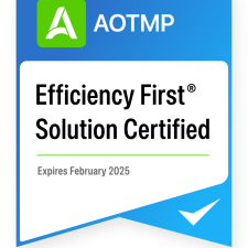 AOTMP Efficiency First Solution Certified